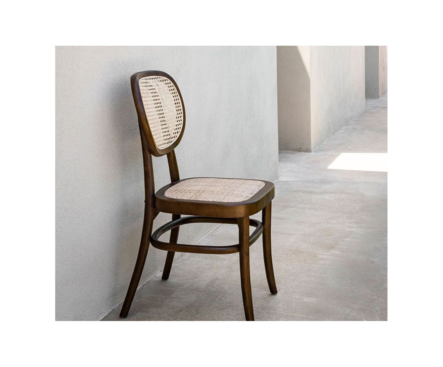 SILLA ELOISE OLMO OSCURO 45X40X85CM