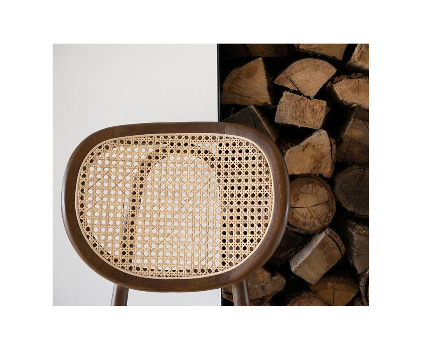 SILLA ELOISE OLMO OSCURO 45X40X85CM