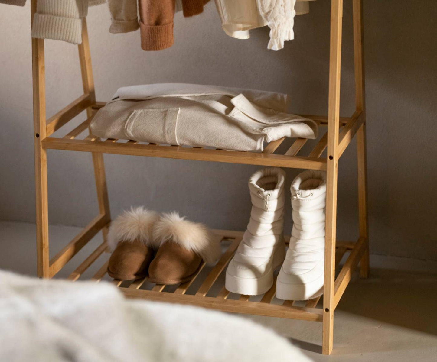 PERCHERO BAMBÚ 90X43:5X153CM