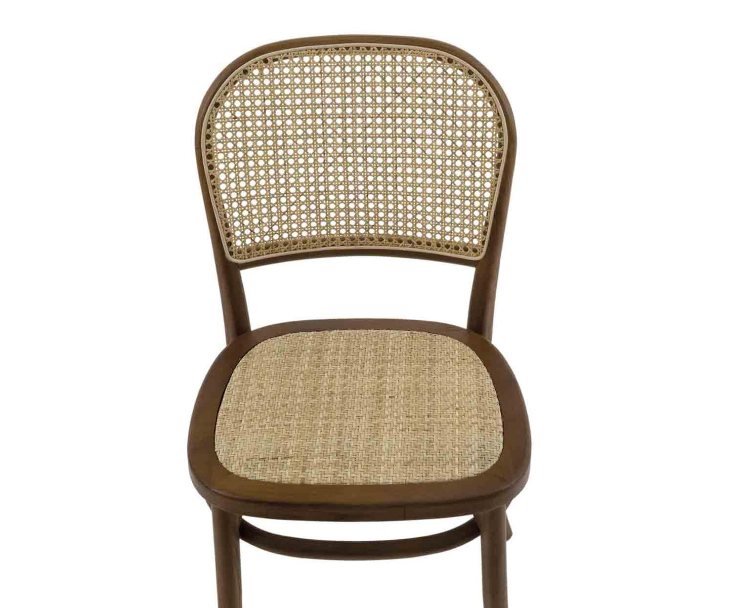 SILLA LAURENCE OLMO OSCURA 45X42X86