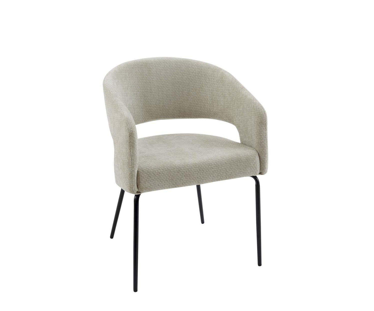 SILLA TAPIZADA MILA 56X56X82CM