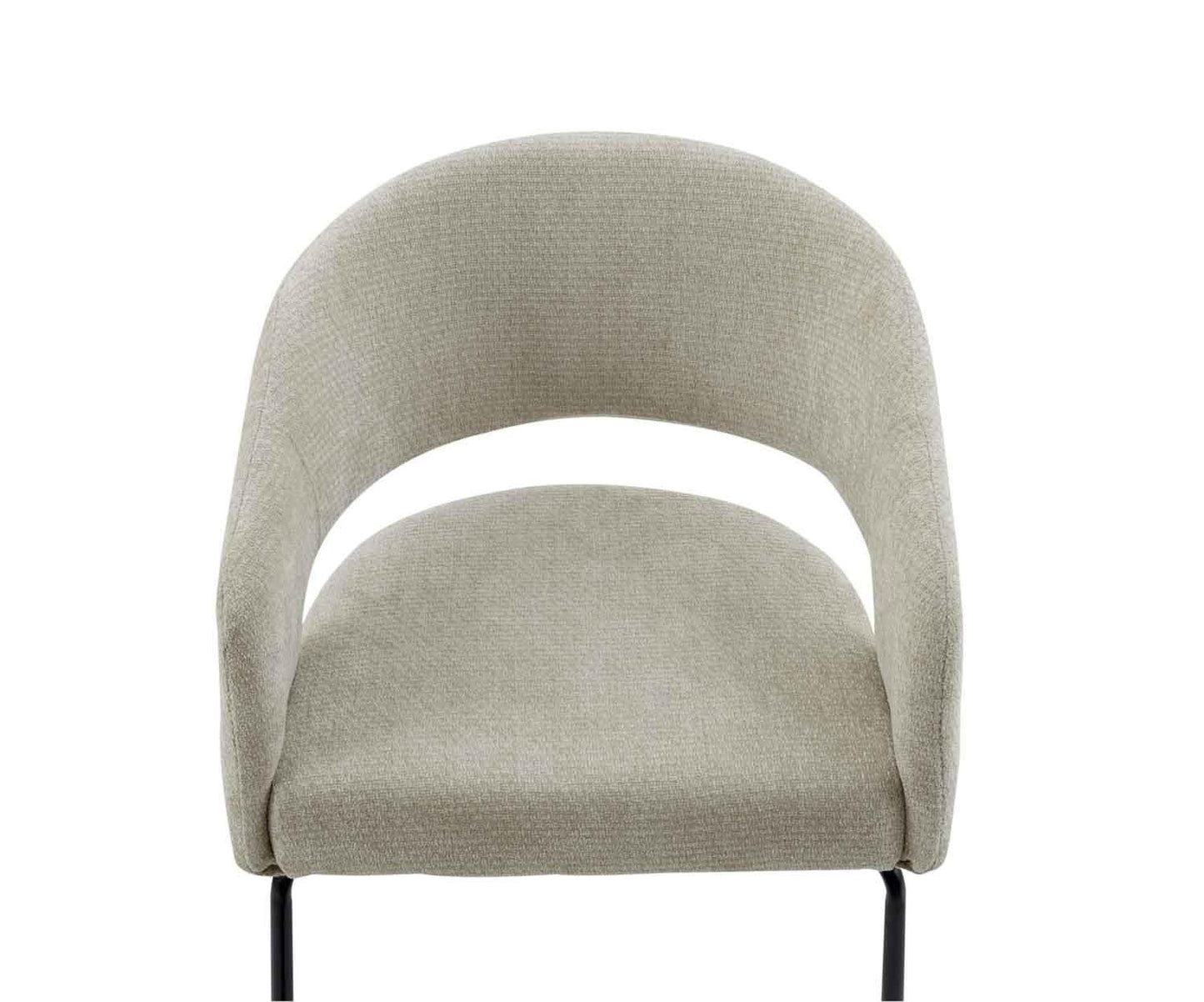 SILLA TAPIZADA MILA 56X56X82CM