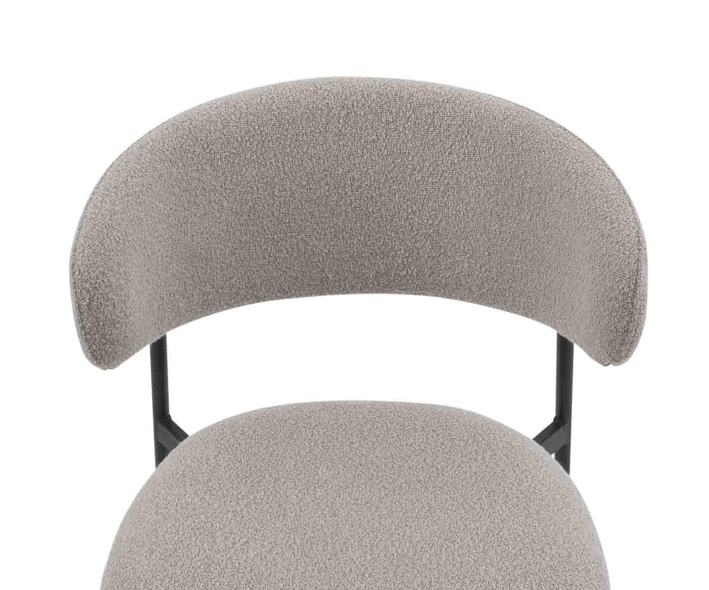 SILLA TAPIZADA LUCY 58X55X80CM