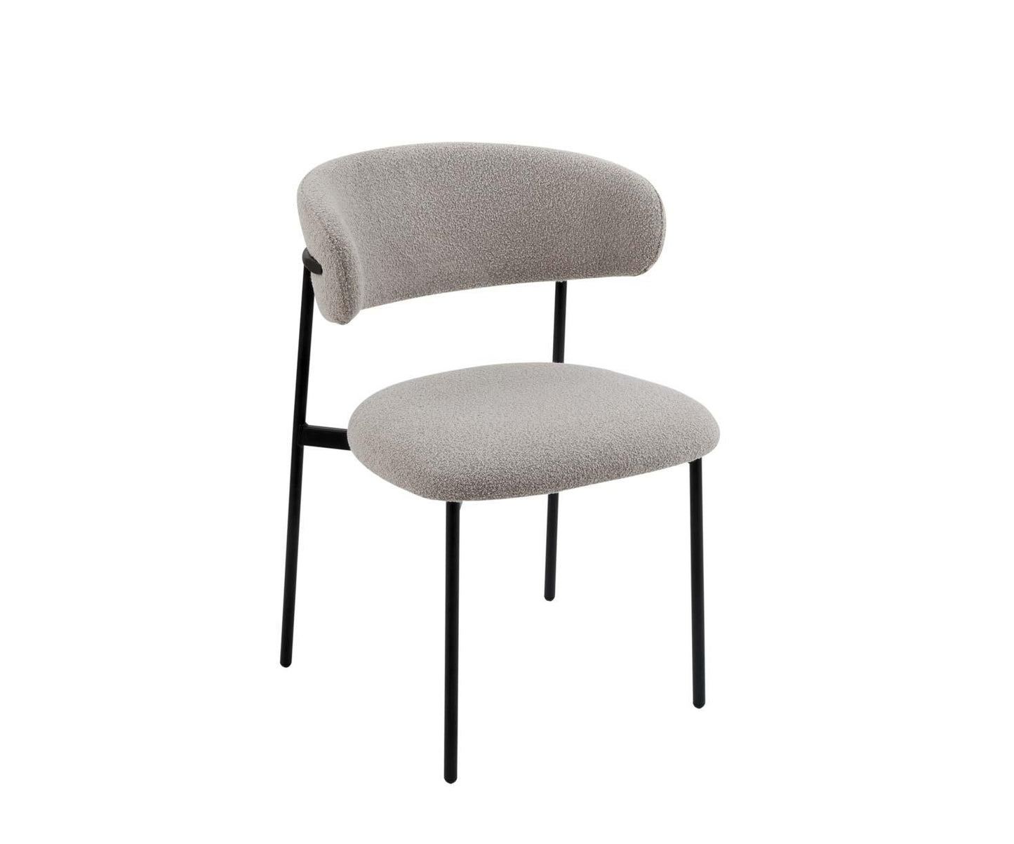 SILLA TAPIZADA LUCY 58X55X80CM