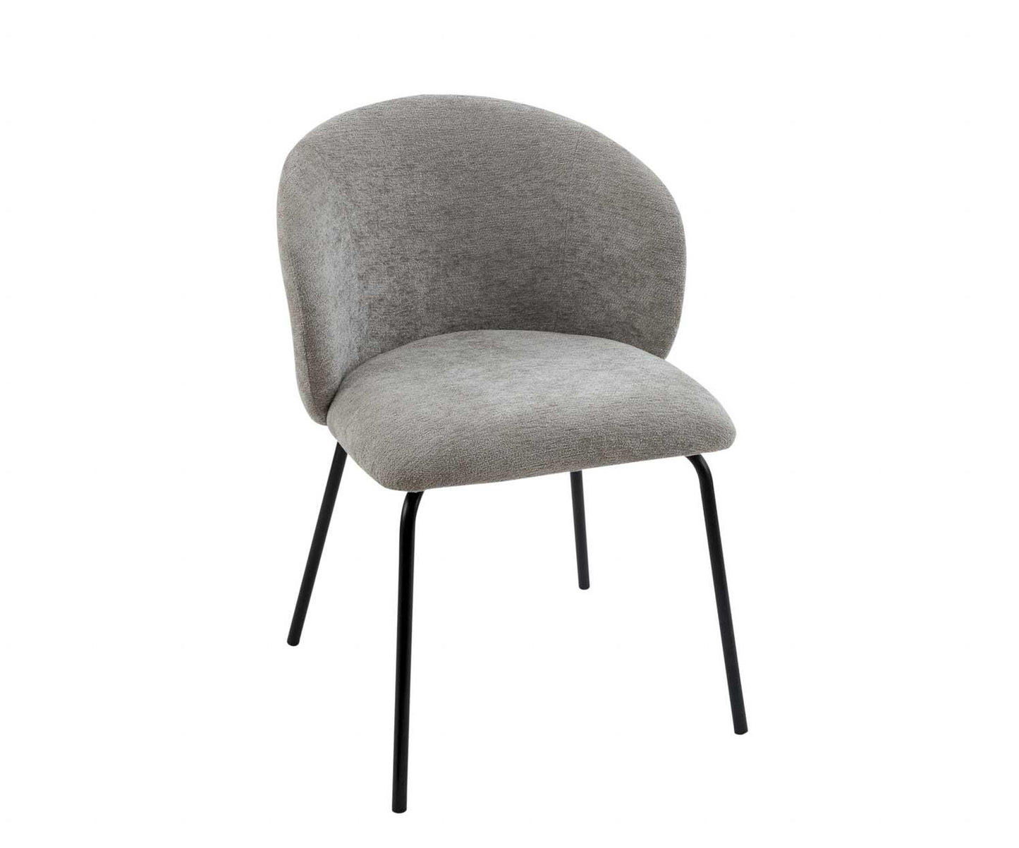 SILLA TAPIZADA LINA GRIS 59X56X79