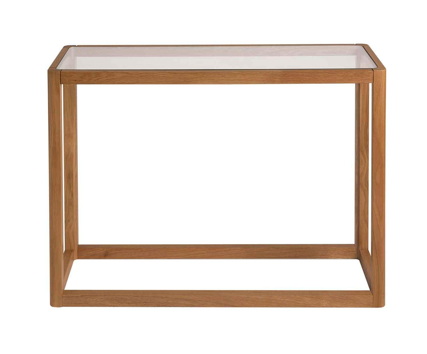CONSOLA MAD.ROBLE/VIDRIO 100X32X75