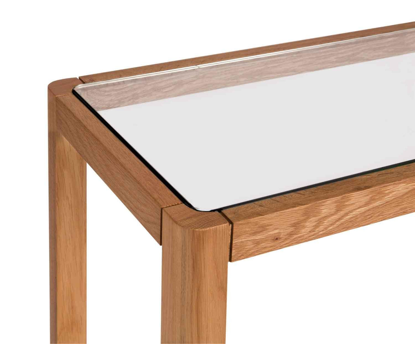 CONSOLA MAD.ROBLE/VIDRIO 100X32X75