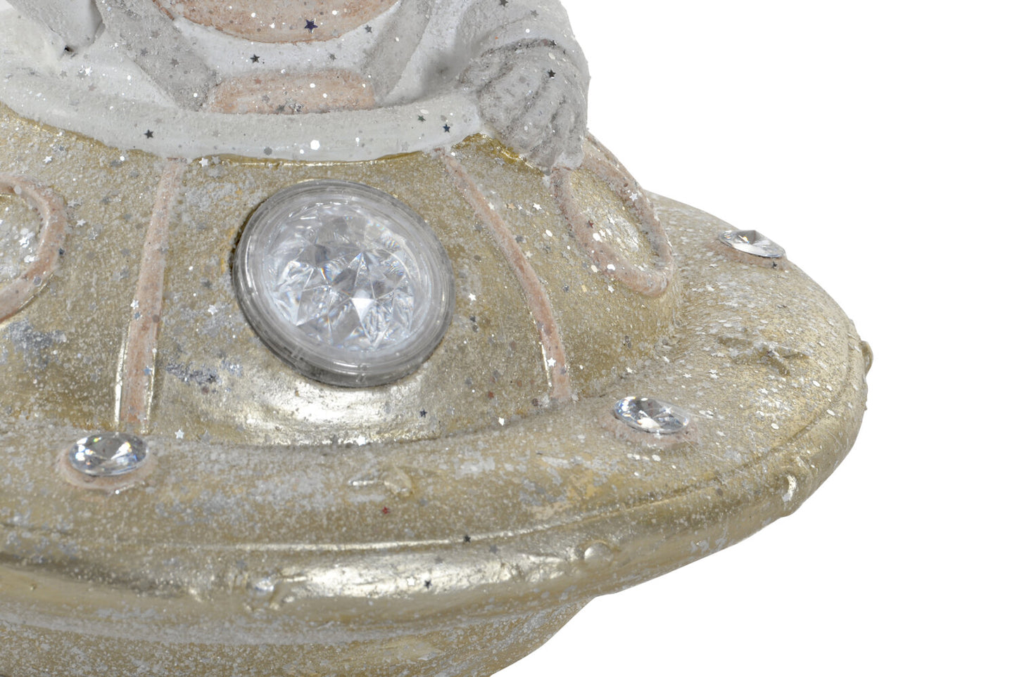 FIGURA LED FIBRA VIDRIO 38X38X28 OVNI