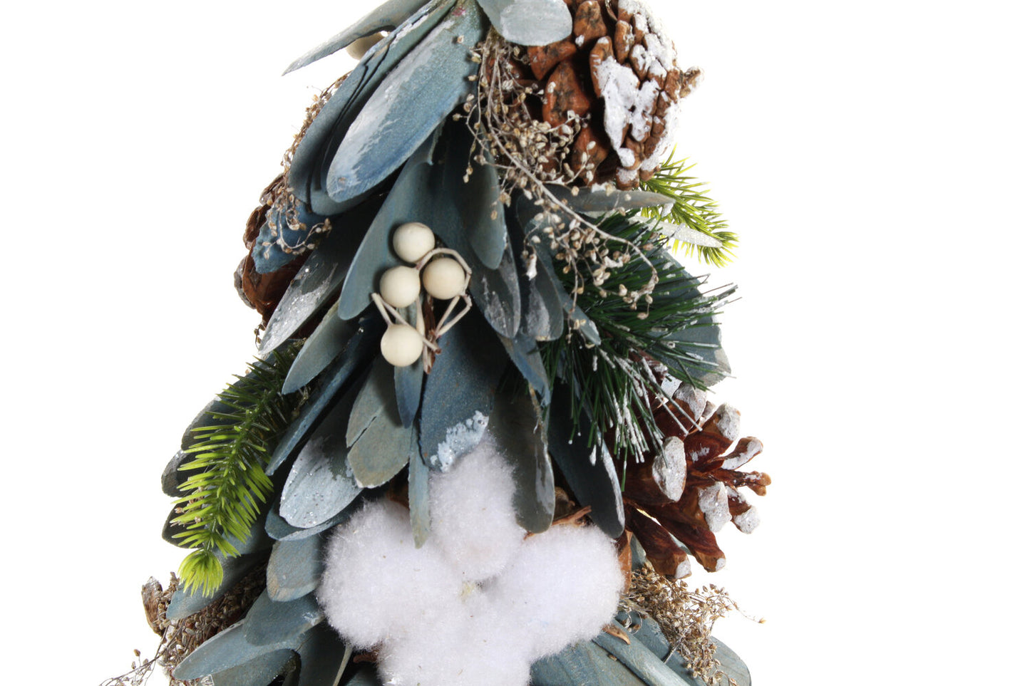 CONO PIÑA POREXPAN 17X17X30 VERDE