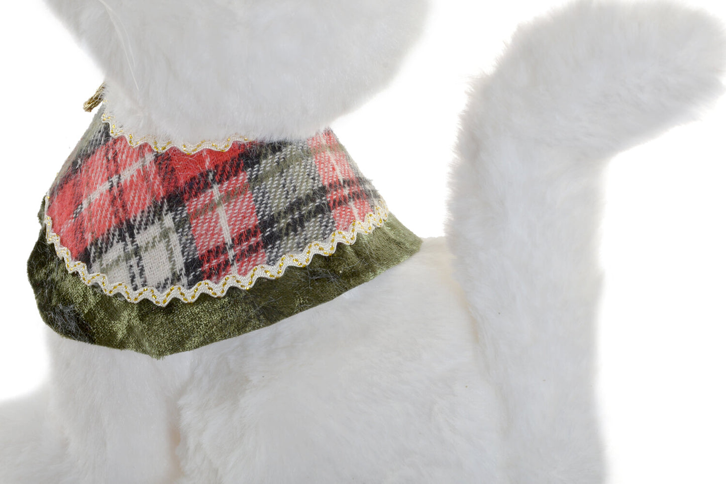 FIGURA POLIESTER POREXPAN 19X10X20 GATITO BLANCO