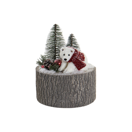 DECORACION ABETO POREXPAN 20X20X24 OSO MARRON