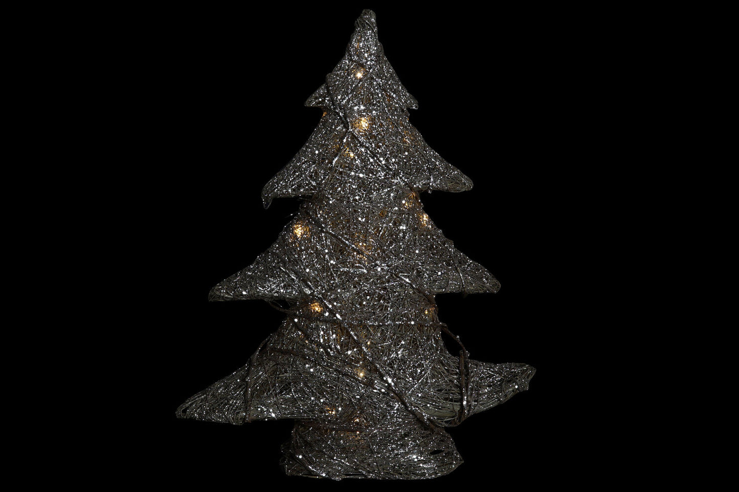 ARBOL RATAN LED 46X14X60 PURPURINA MARRON