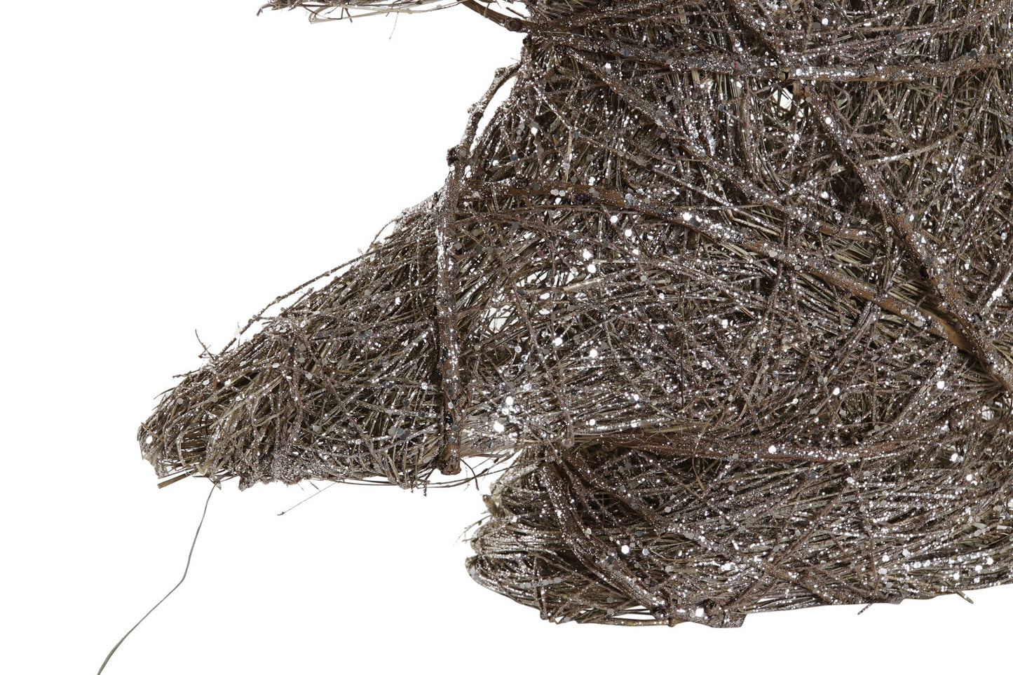 ARBOL RATAN LED 46X14X60 PURPURINA MARRON