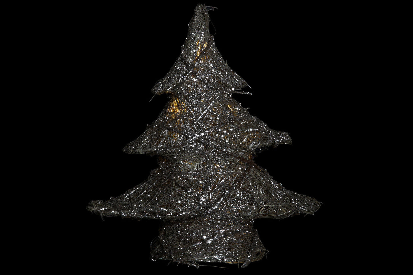 ARBOL RATAN LED 37X10X41 PURPURINA MARRON