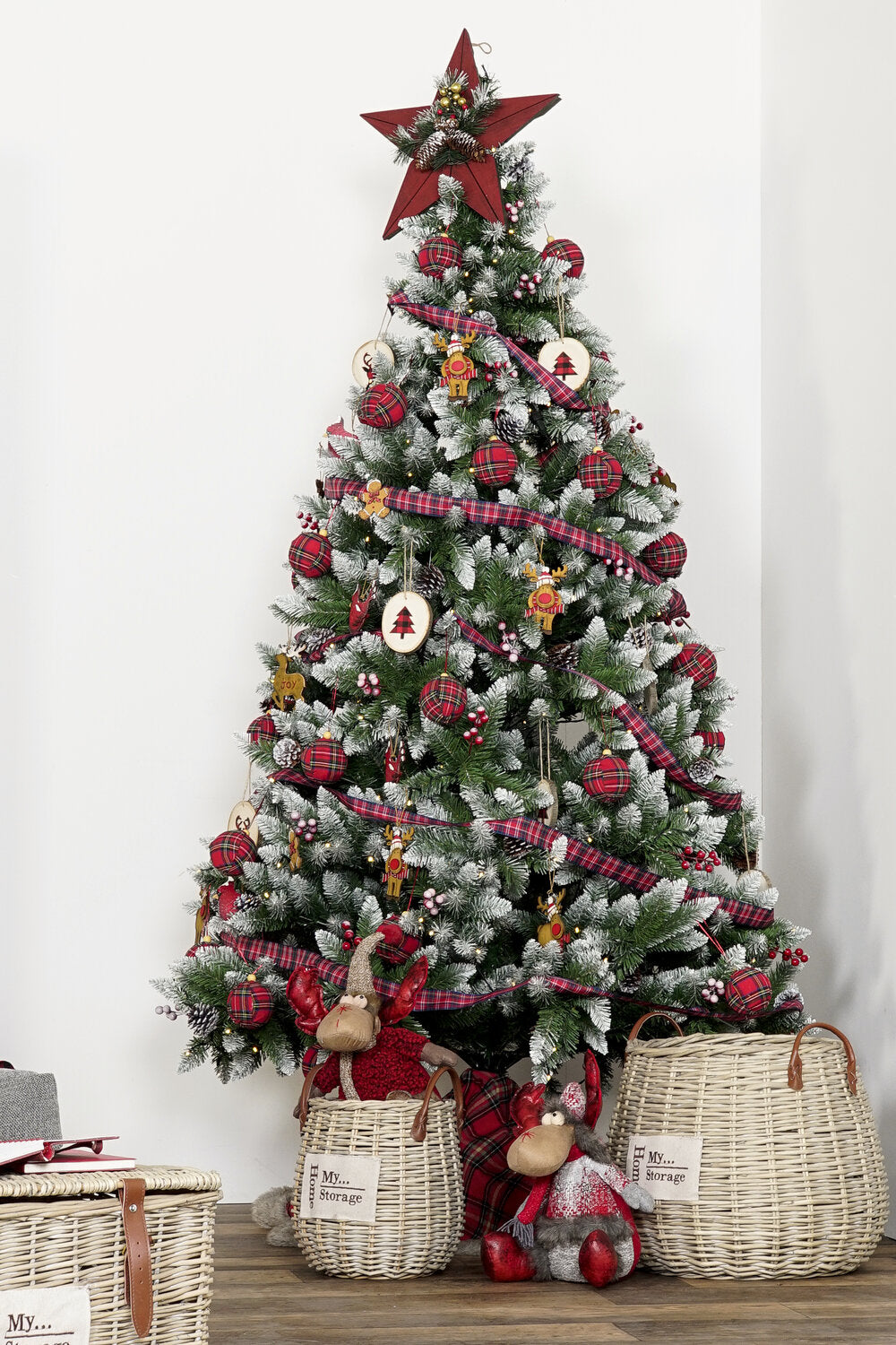 ARBOL LED PVC 125X125X210 1242RAMA PIòAS MUERDAGO