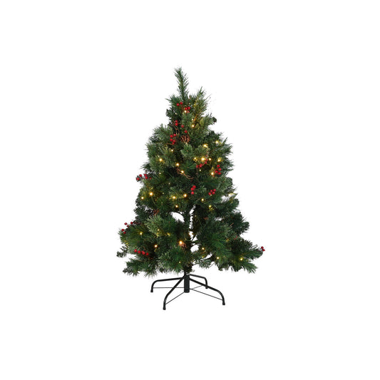 ARBOL LED PVC 80X80X120 150LEDS VERDE