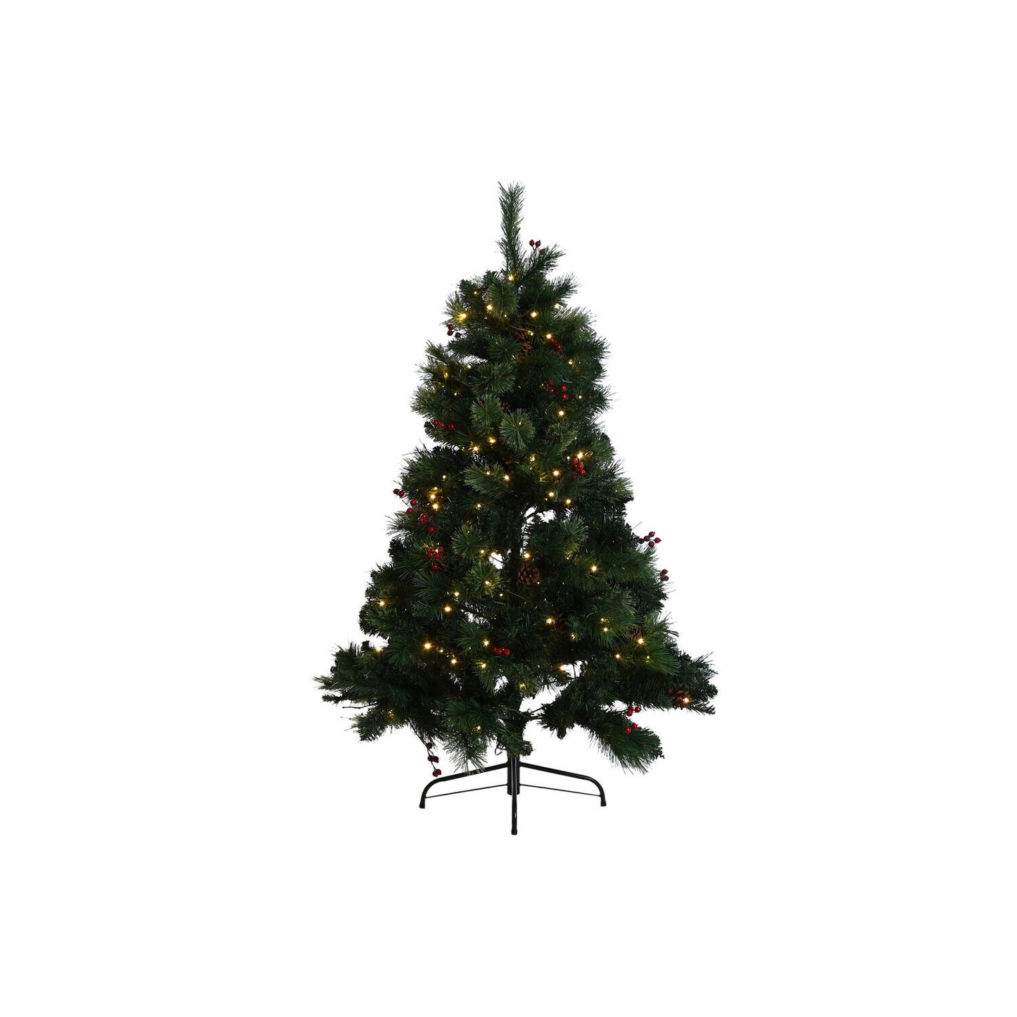ARBOL LED PVC 100X100X150 250 LEDS VERDE