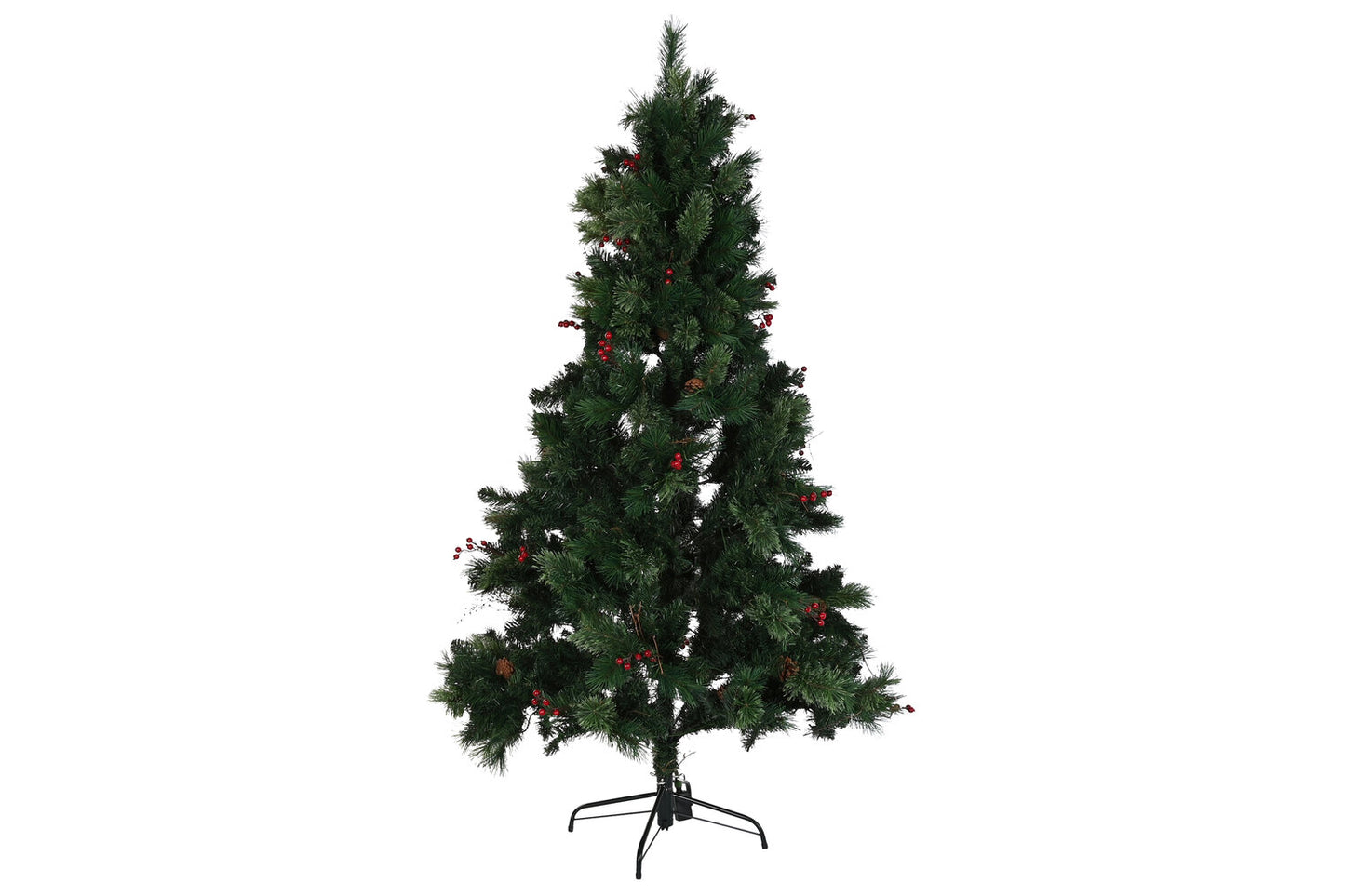 ARBOL LED PVC 135X135X225 450 LEDS VERDE