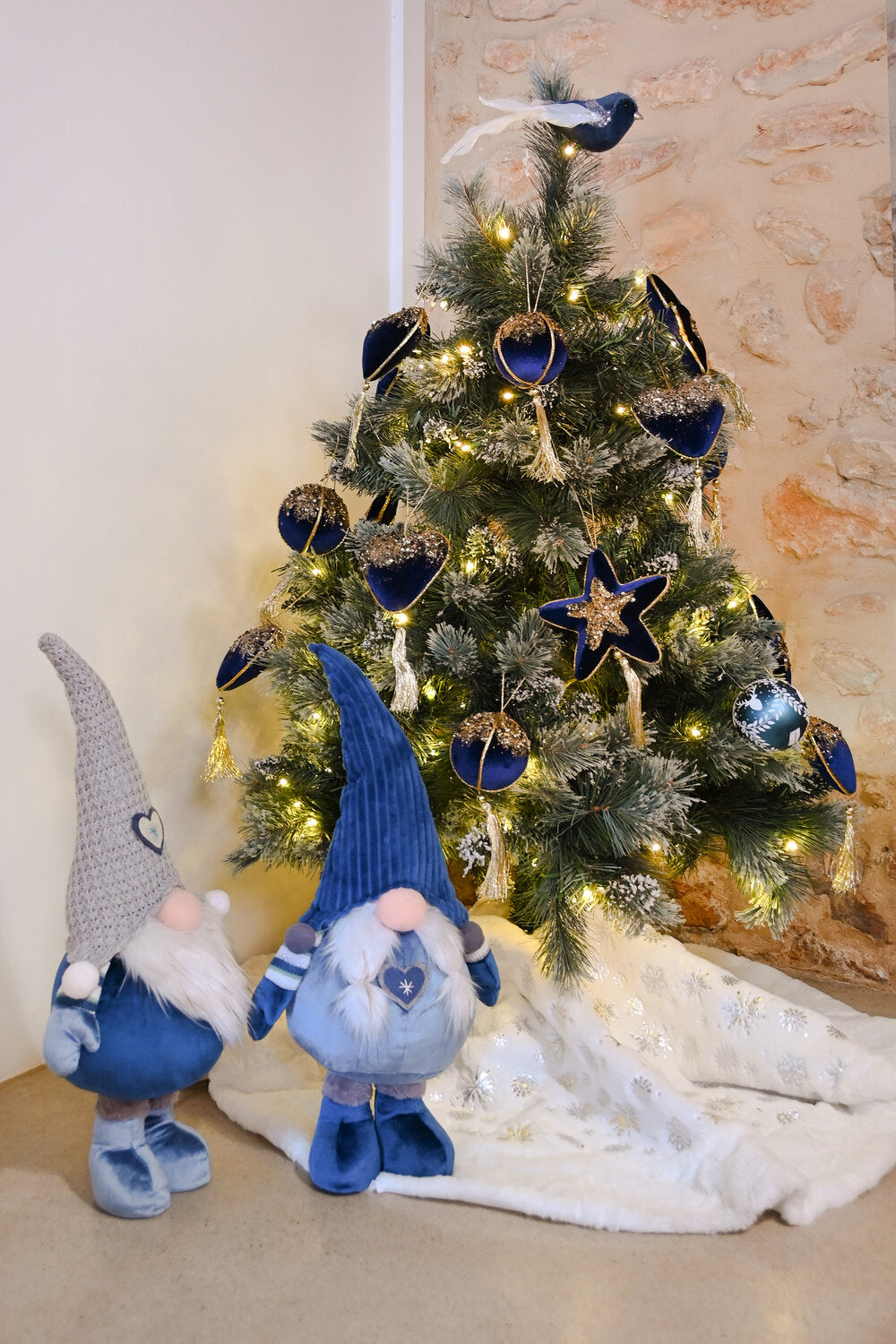 ARBOL LED PVC 84X84X120 150 LEDS NEVADO VERDE