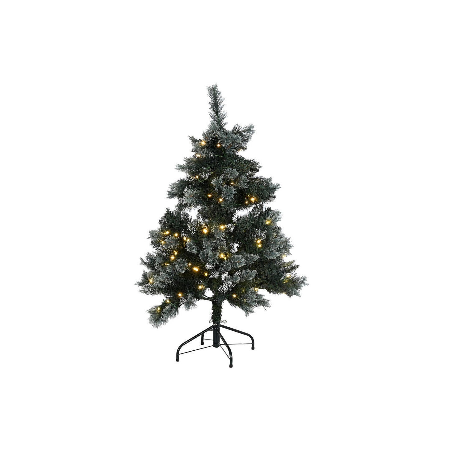 ARBOL LED PVC 84X84X120 150 LEDS NEVADO VERDE