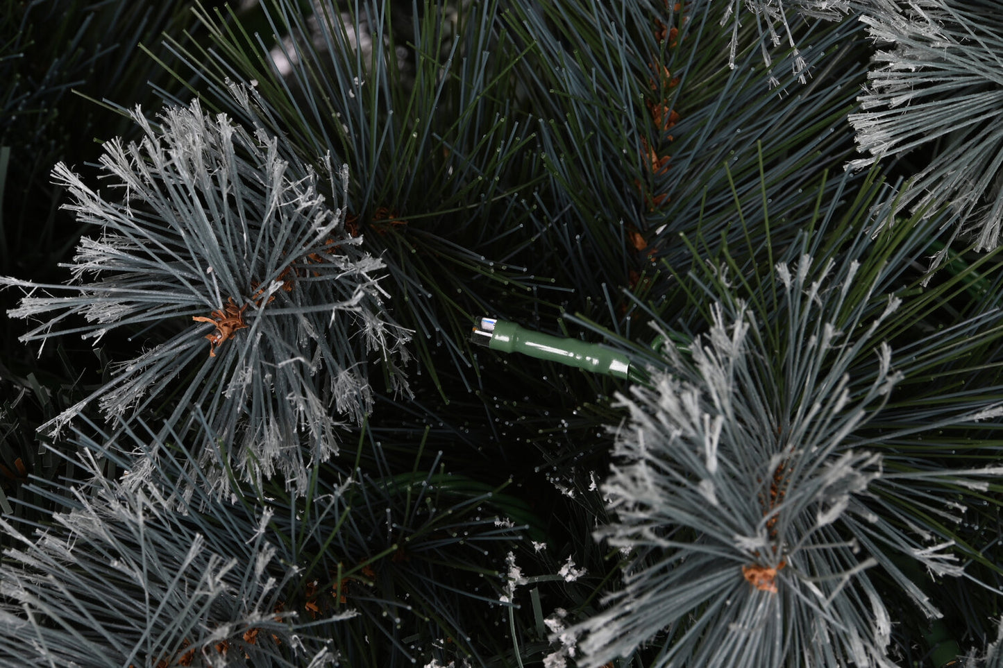 ARBOL LED PVC 100X100X150 200 LEDS NEVADO VERDE