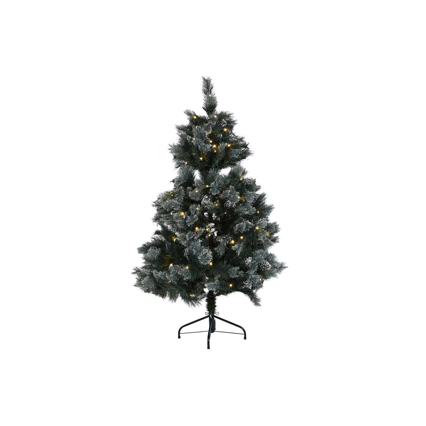 ARBOL LED PVC 100X100X150 200 LEDS NEVADO VERDE