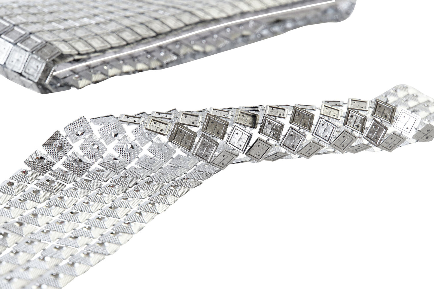 DECORACION PVC 300X5X0:1 PLATEADO