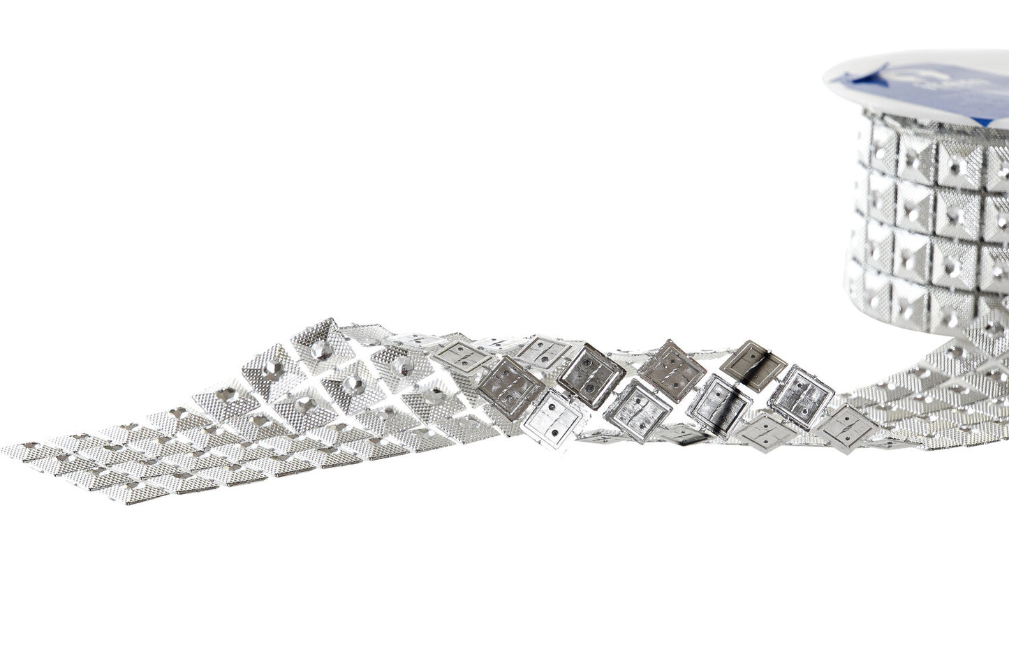 DECORACION PVC 150X4X0:1 PLATEADO