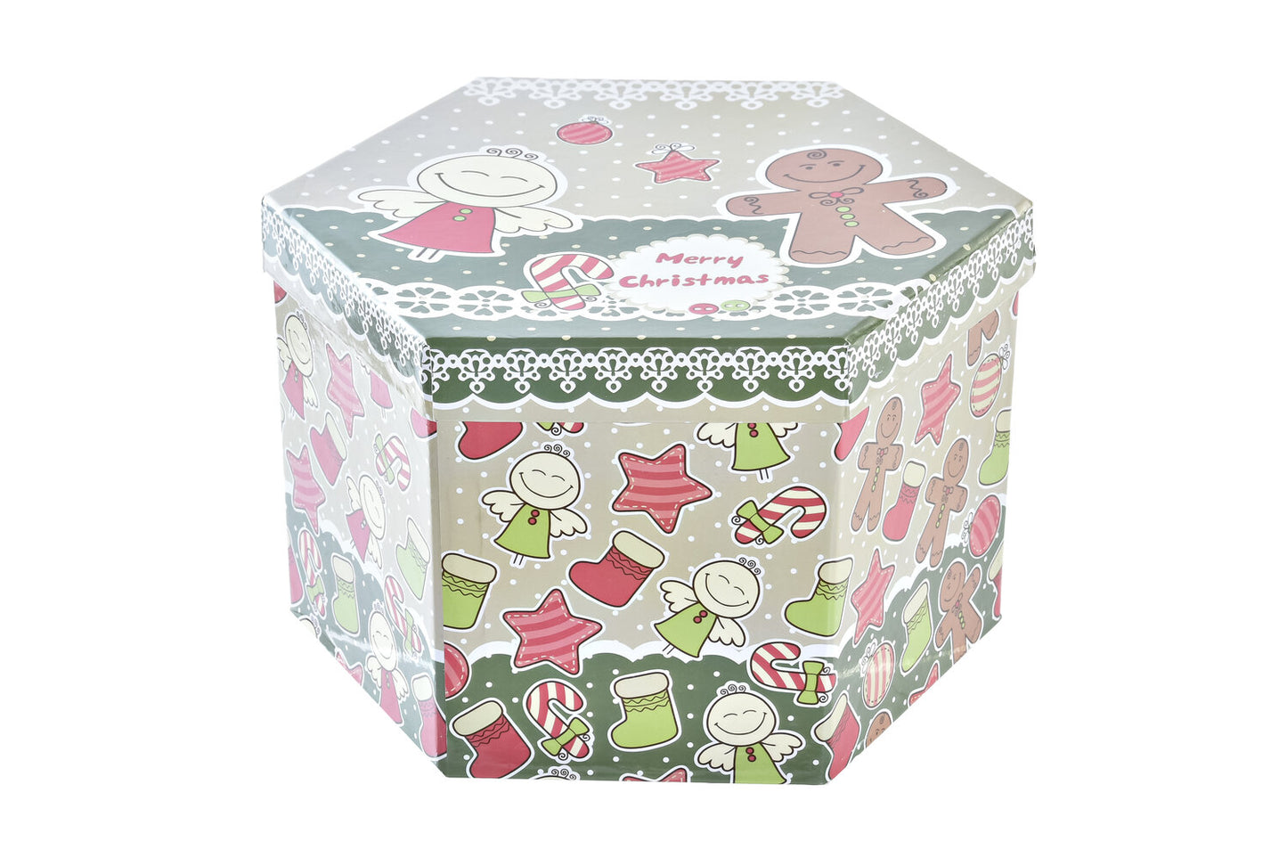 BOLA DECORACION SET 14 PVC 25X25X16 JENGIBRE