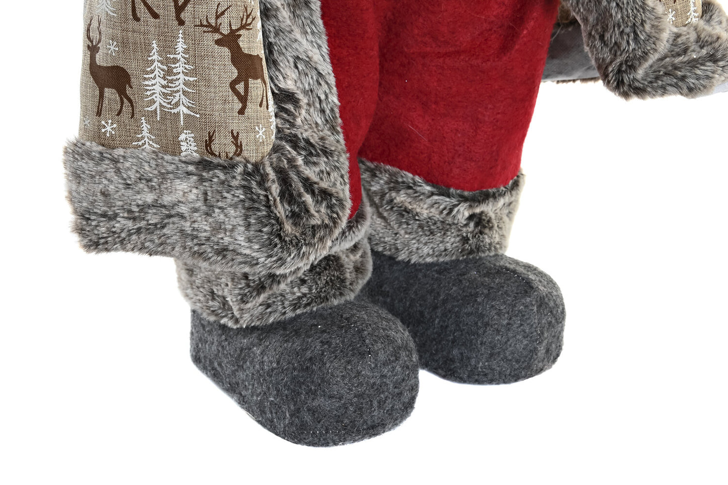 FIGURA POLIESTER PVC 45X34X83 RENO ROJO