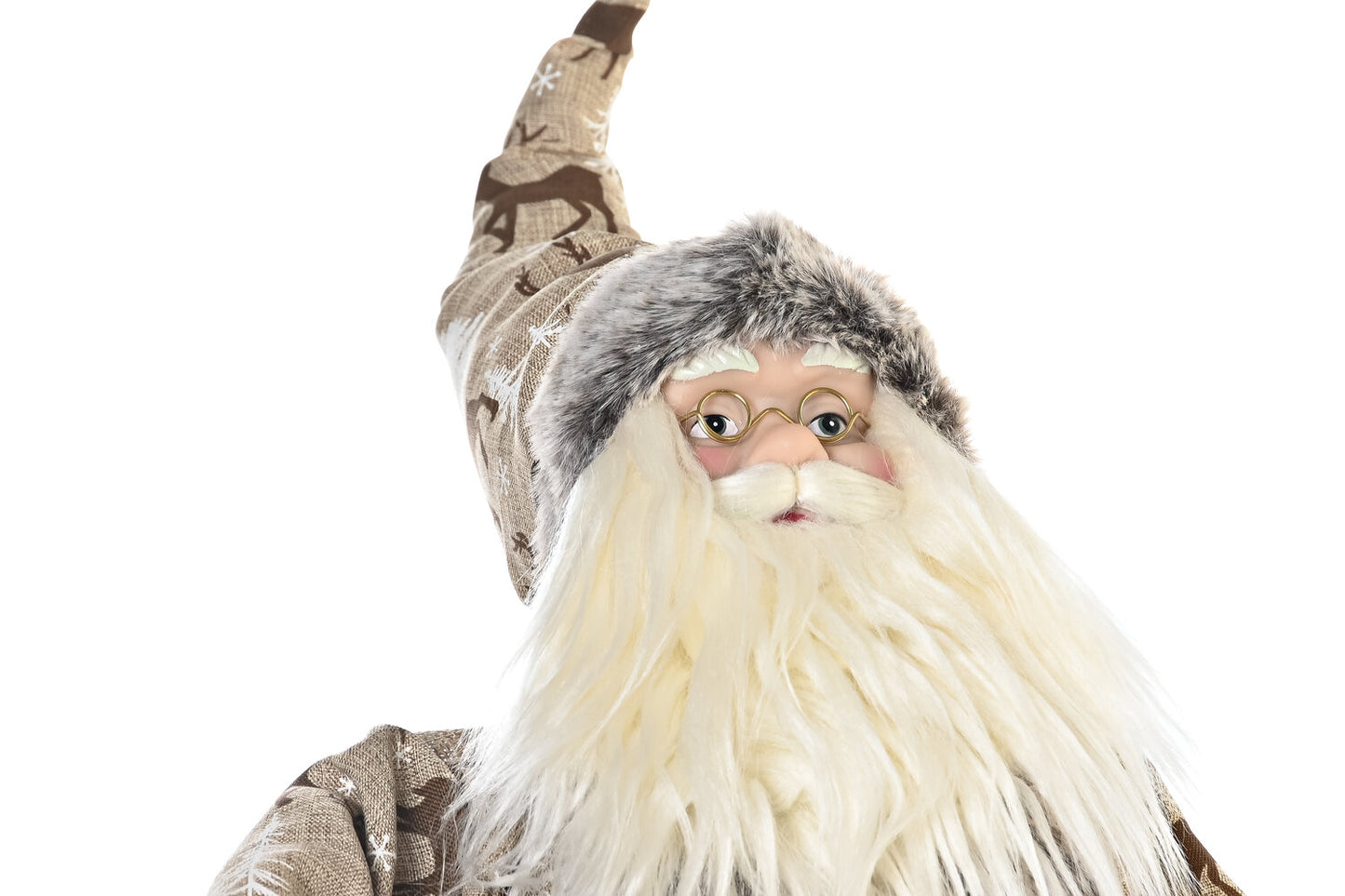 FIGURA POLIESTER MADERA 42X22X48 ROJO