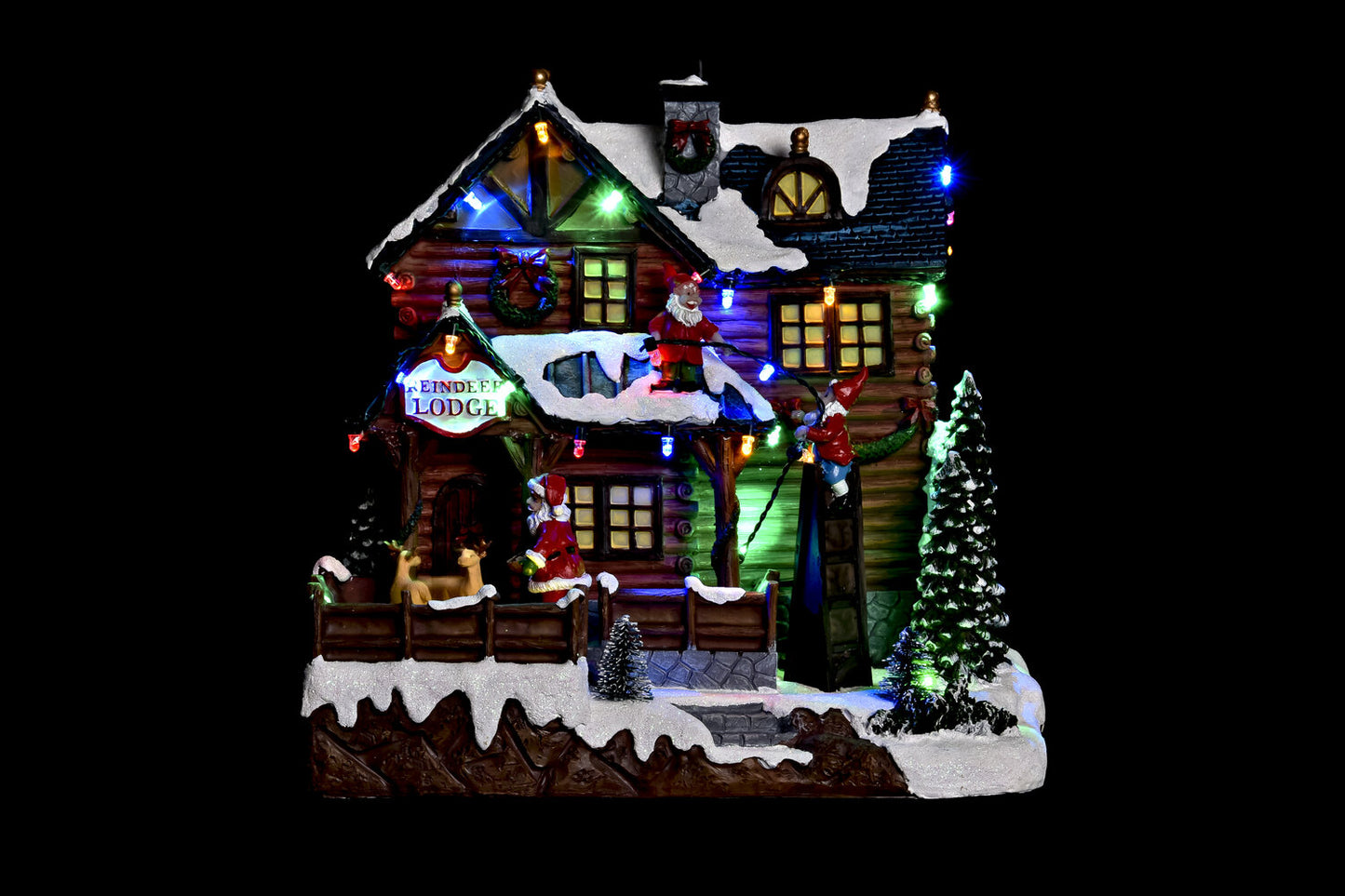 CASA LED RESINA 25:5X21X25 3AA MOVIMIENTO MUSICAL