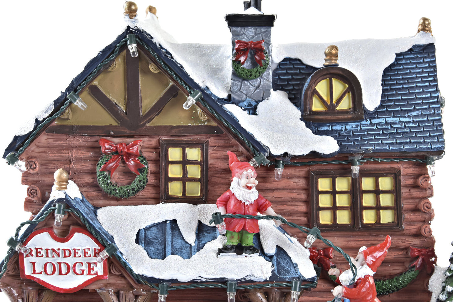 CASA LED RESINA 25:5X21X25 3AA MOVIMIENTO MUSICAL