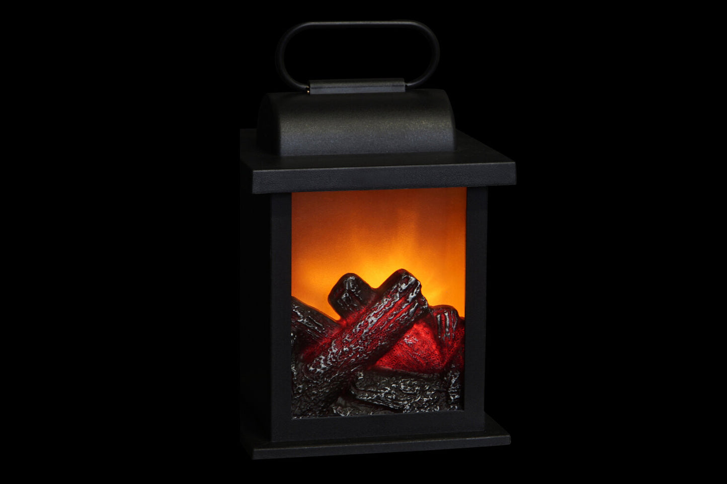 CHIMENEA LED PP 12X12X18 NEGRO