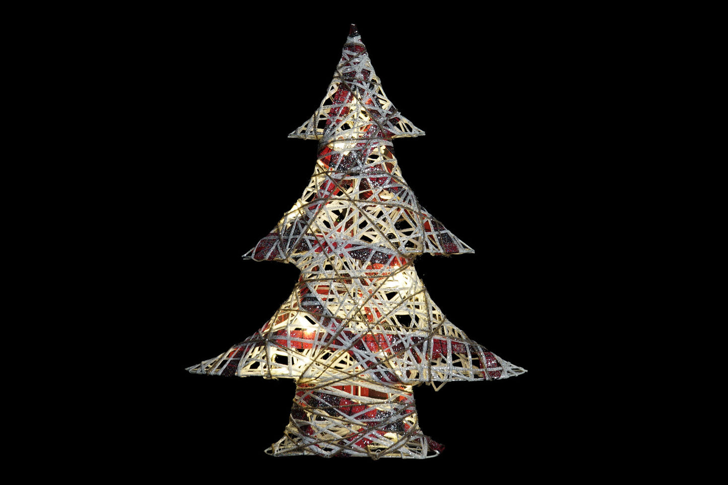 ARBOL LED RATAN 40X10X50 3AA NATURAL