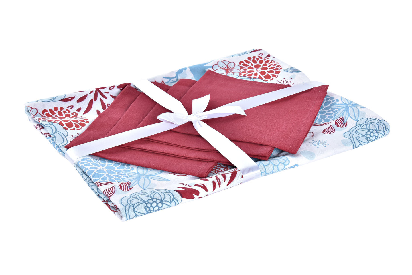 MANTEL SET 5 ALGODON 150X150X0:2 4SERV RENO