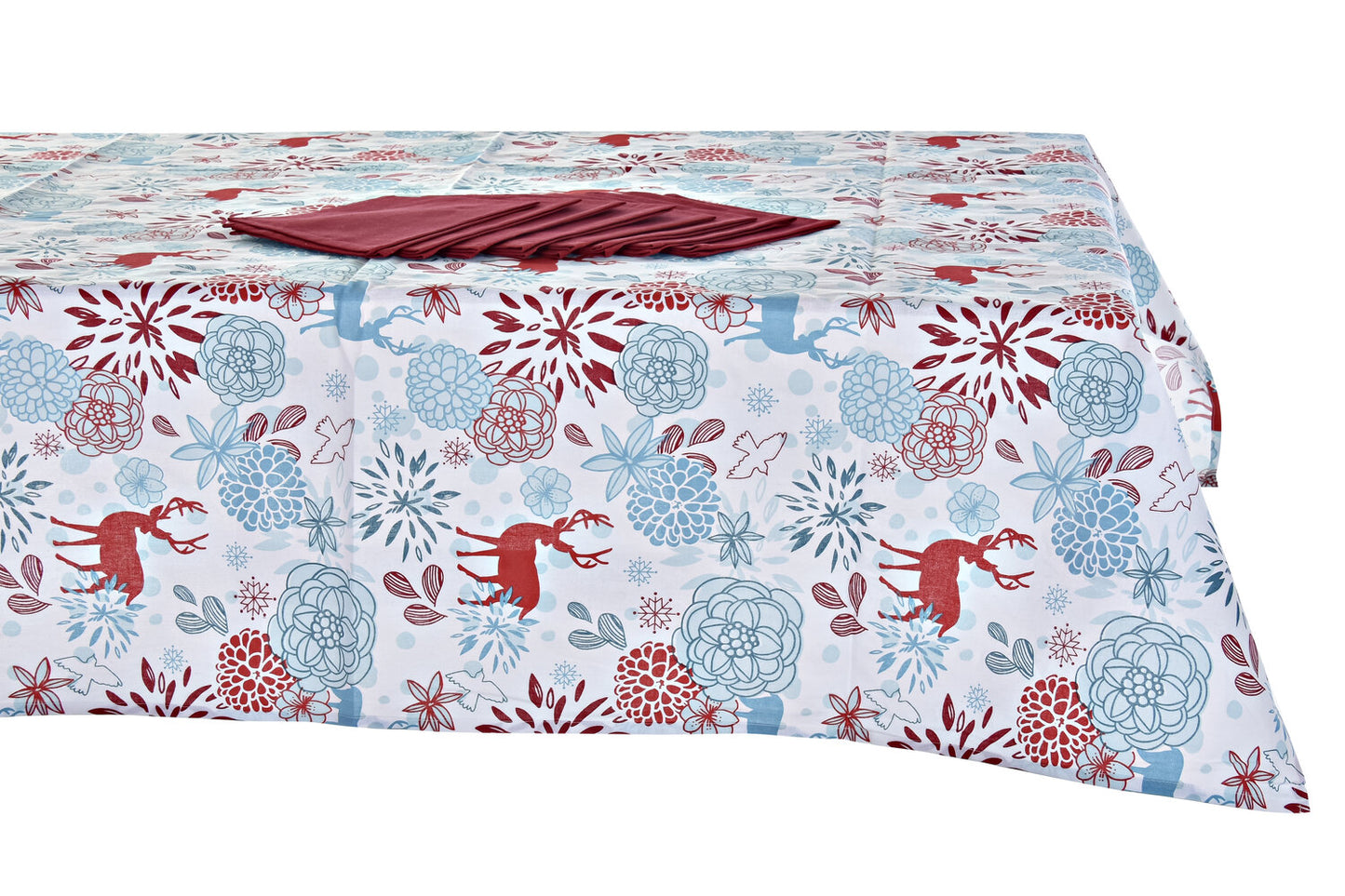 MANTEL SET 9 ALGODON 150X250X0:2 8SERV RENO