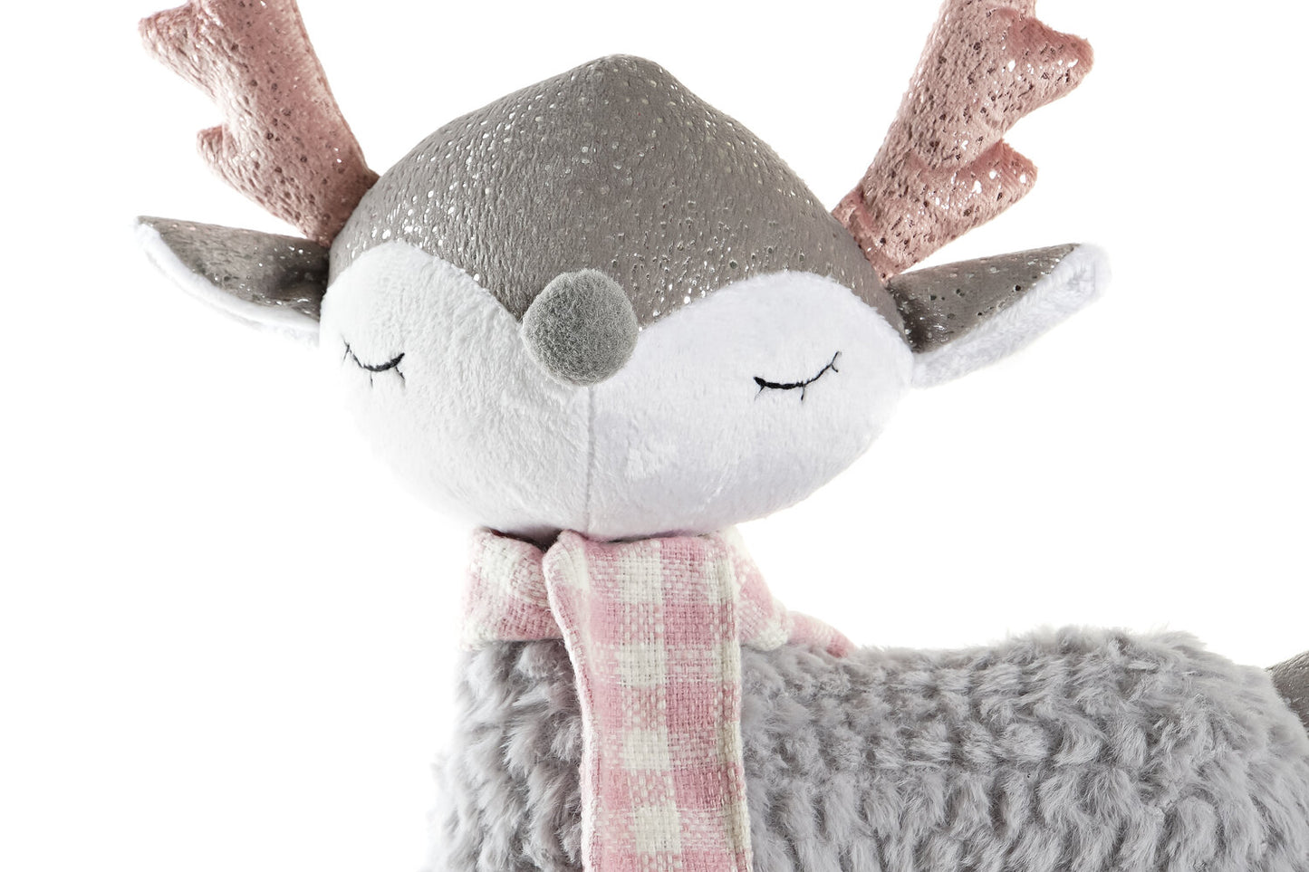 FIGURA POLIESTER 20X11X49 CIERVO GRIS