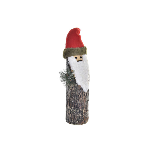 FIGURA ABEDUL PURPURINA 12X9X35 PAPA NOEL NATURAL