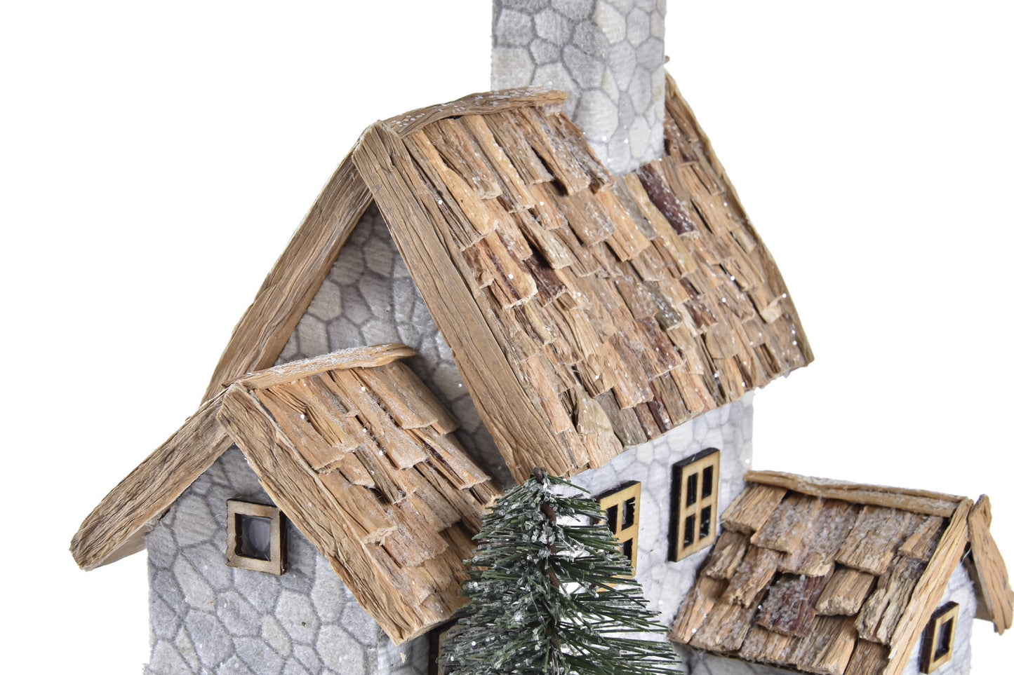 CASA POREXPAN CORTEZA 22X17X23 GRIS