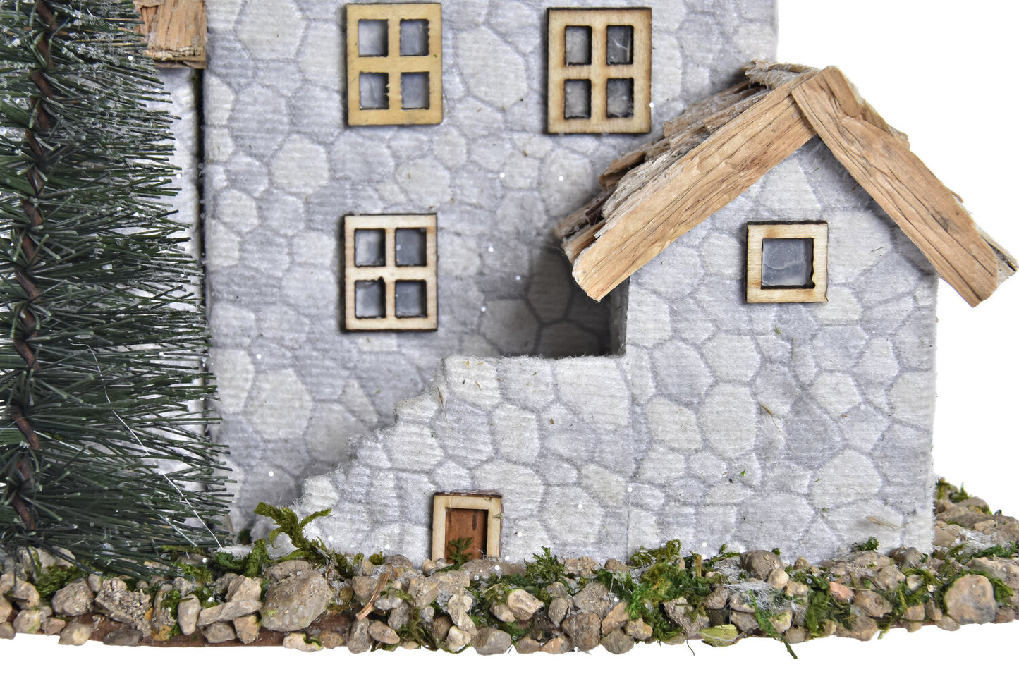 CASA POREXPAN CORTEZA 22X17X23 GRIS