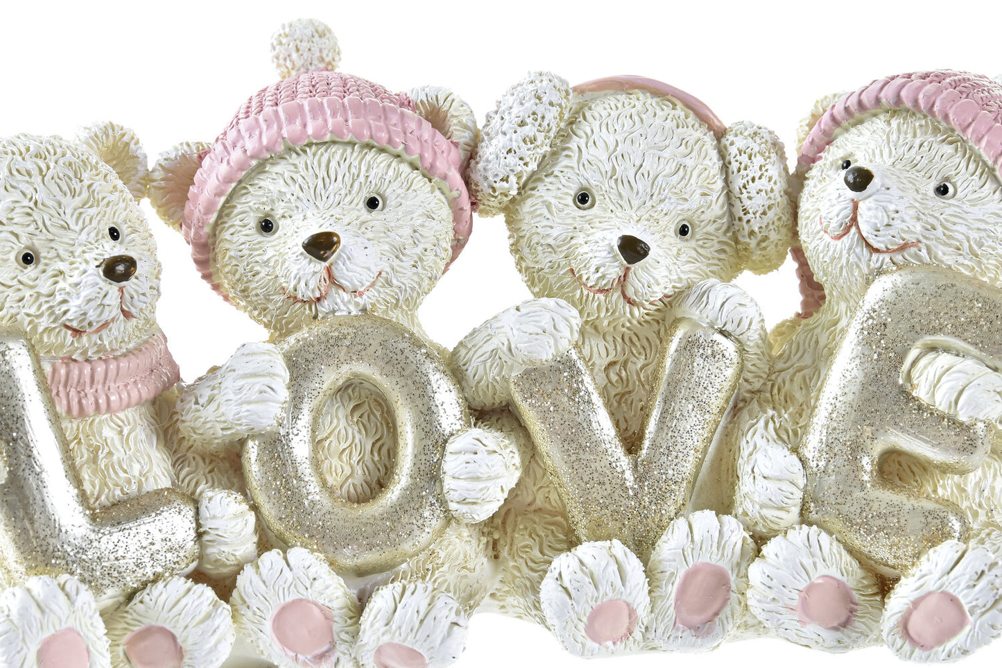 FIGURA RESINA 15:5X5:5X7:5 OSO ROSA