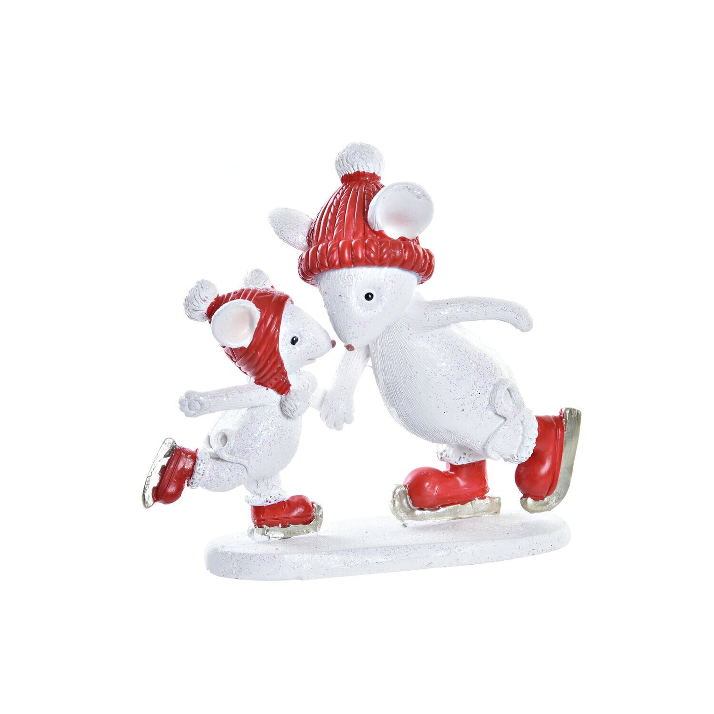 FIGURA RESINA 9:5X3:5X9 RATON BLANCO