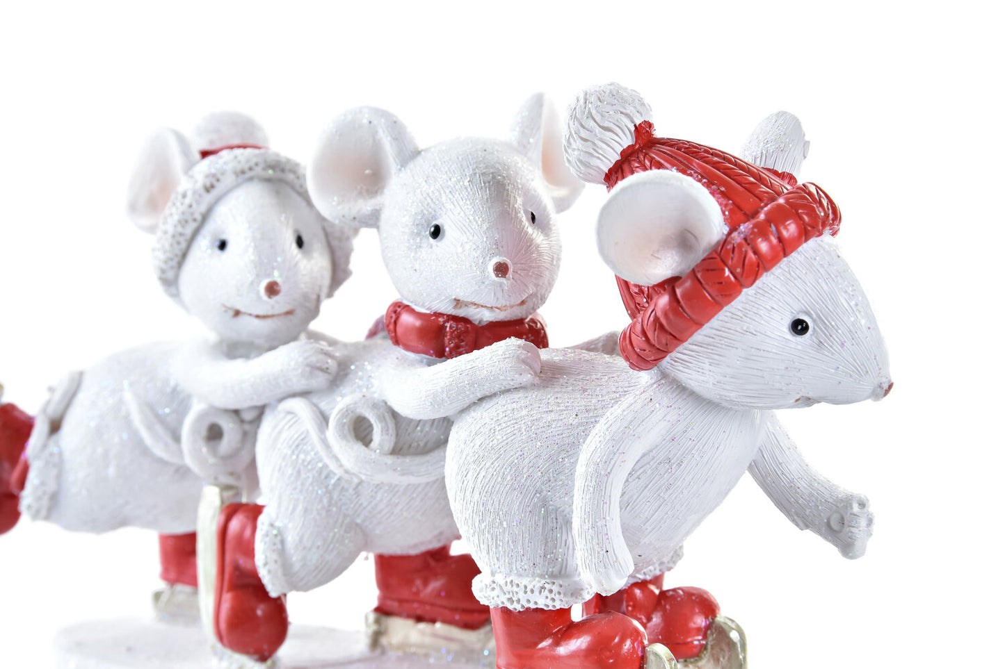 FIGURA RESINA 12:5X4X7:5 RATON BLANCO