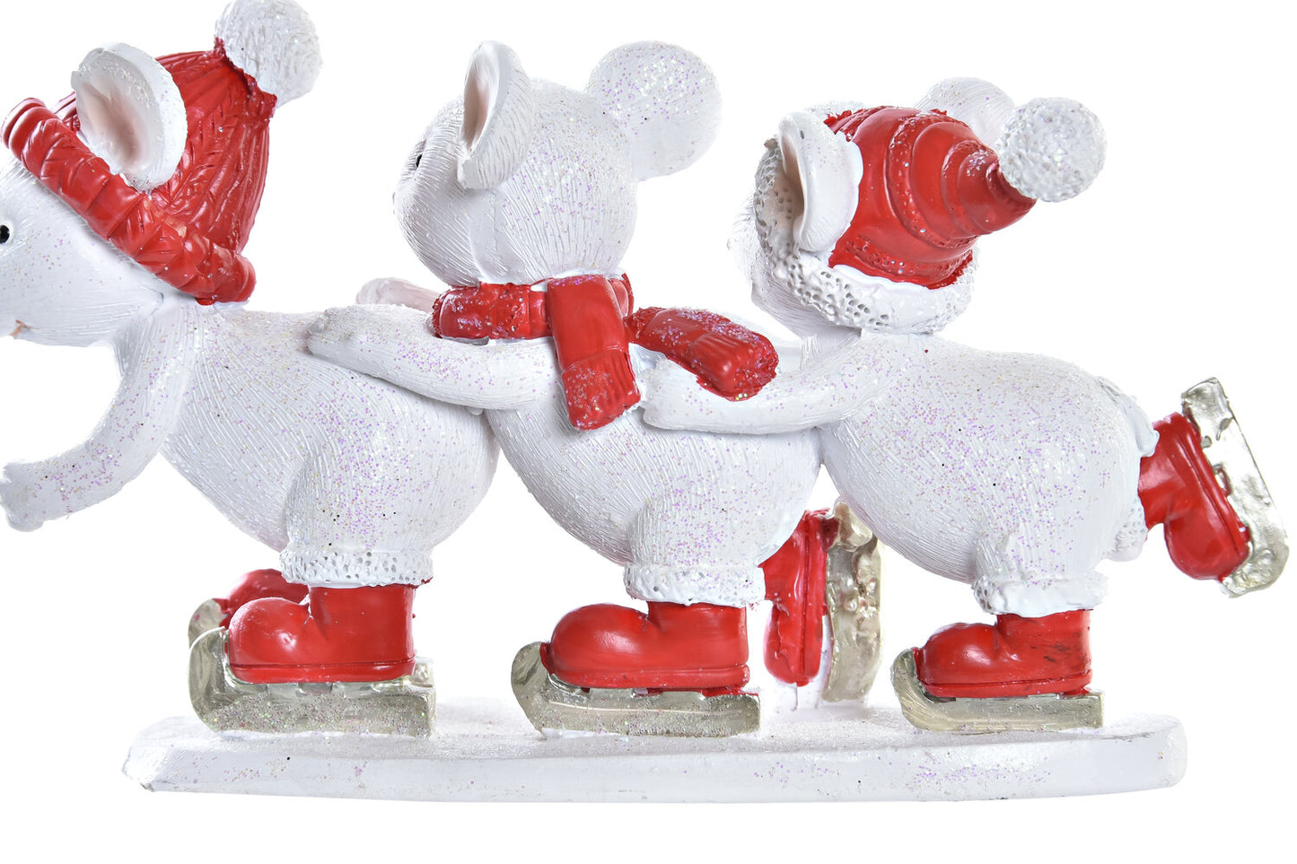 FIGURA RESINA 12:5X4X7:5 RATON BLANCO