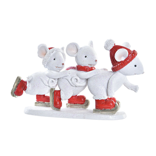 FIGURA RESINA 12:5X4X7:5 RATON BLANCO