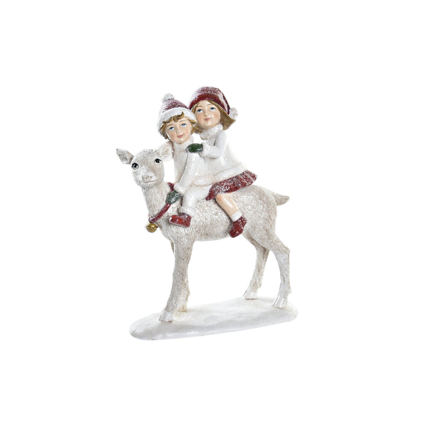 FIGURA RESINA 16X7X20:5 NIòOS BLANCO