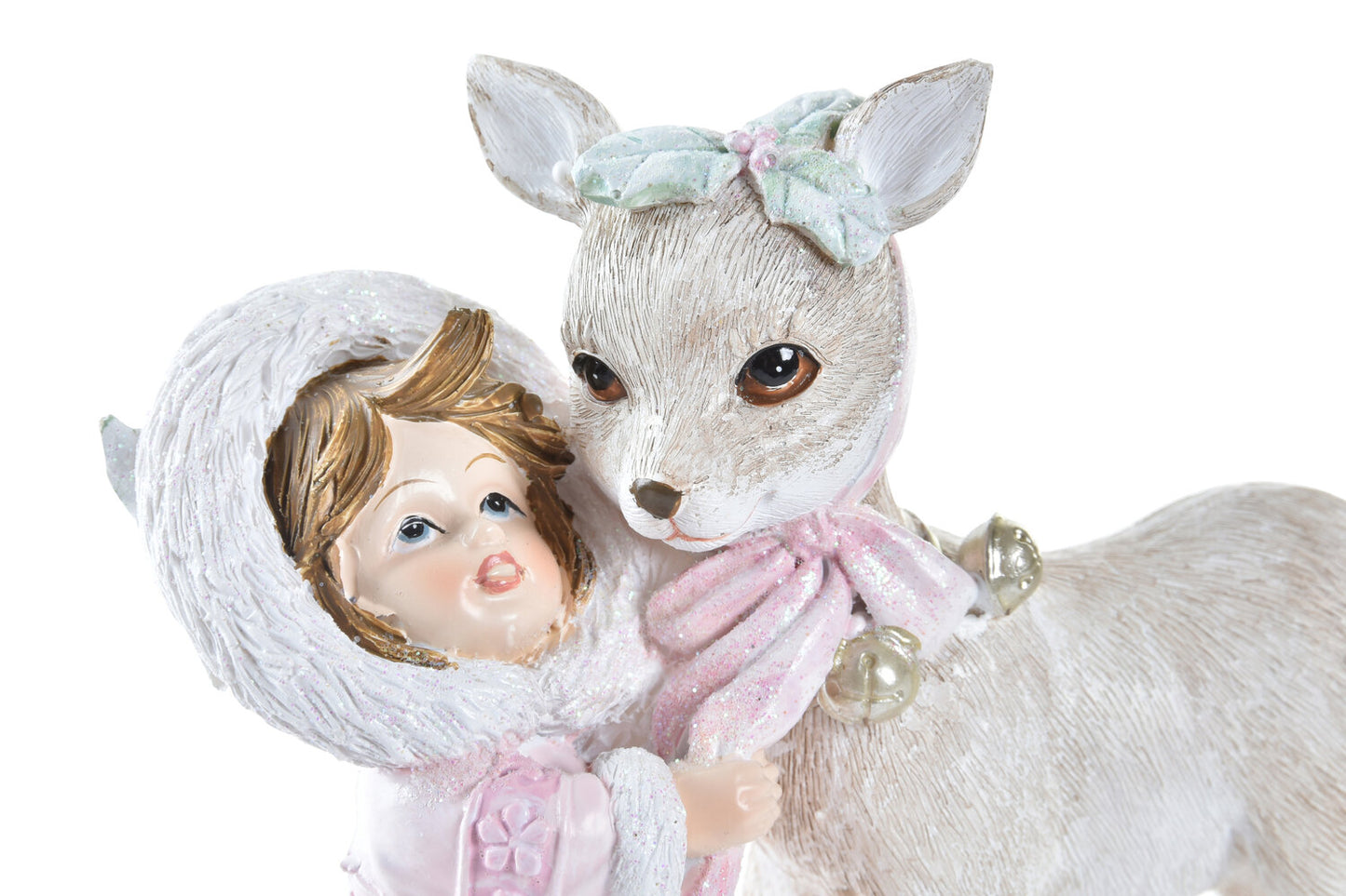 FIGURA RESINA 12X6X13 ROSA