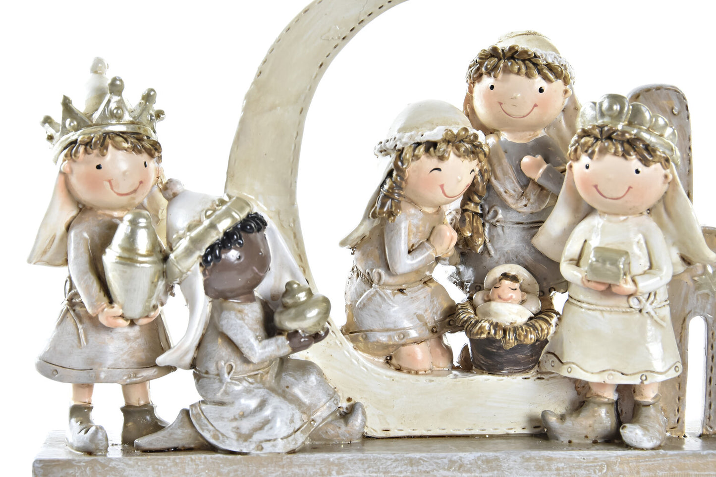 FIGURA RESINA 25X4X10:5 NIòOS MARRON