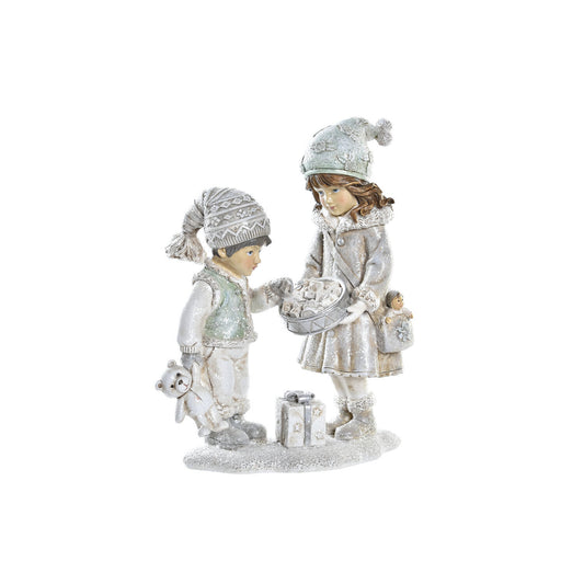 FIGURA RESINA 15:5X8X19 NIÑOS GRIS
